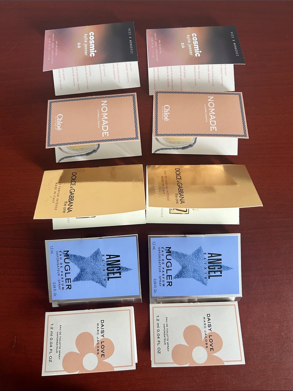 10 pieces assorted womens Samples spray set